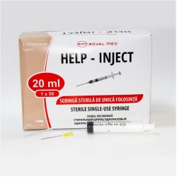 Seringa de unica folosinta 20ml cu ac- cutie 100 buc