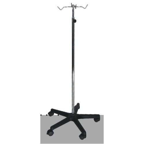 Suport de perfuzie: fixat la pat cu dispozitiv de prindere